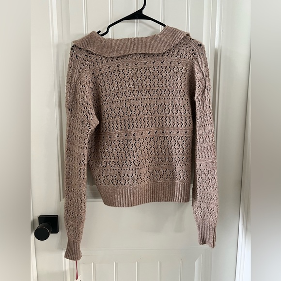 NWT LONDON KAYE Cropped women’s sweater size S - Picture 6 of 6